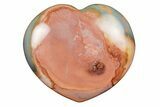 Wide, Polychrome Jasper Heart - Madagascar #205399-1